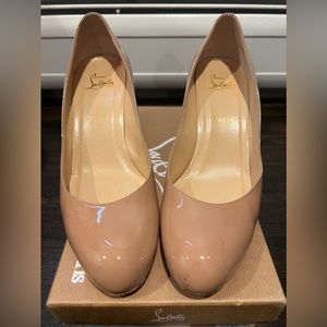 Patent leather Louboutins